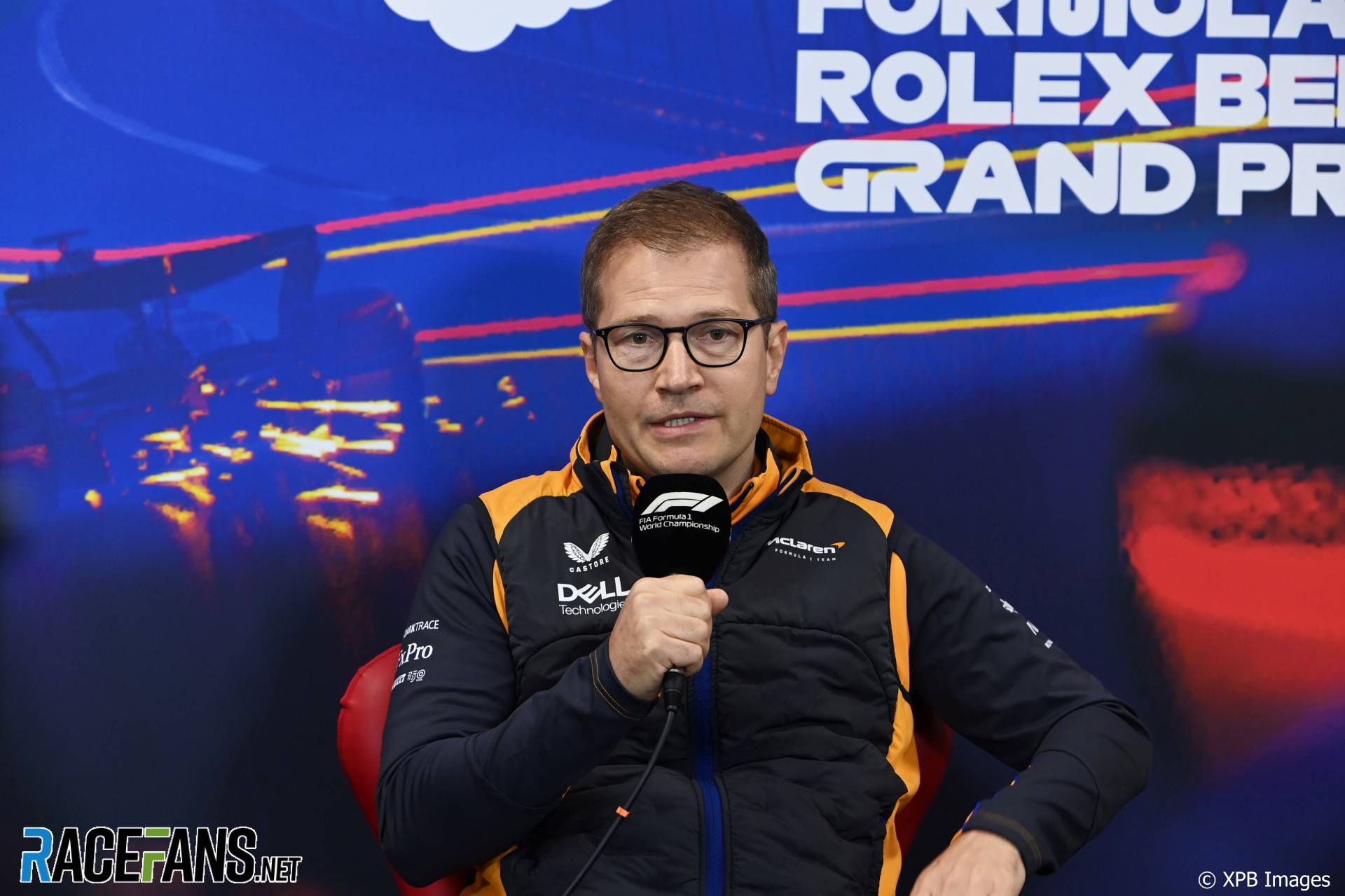 Andreas Seidl, McLaren Team Principal, Spa-Francorchamps, 2022