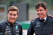 George Russell, Toto Wolff, Mercedes, Spa-Francorchamps, 2022