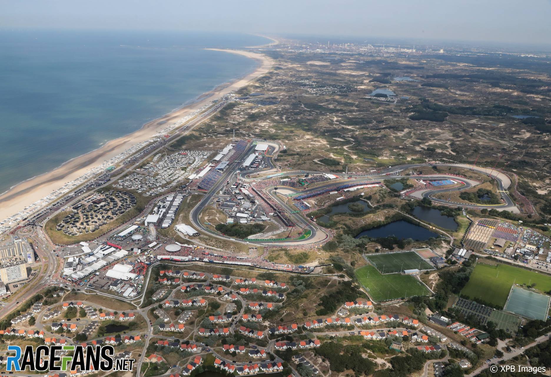 Aerial view, Circuit Zandvoort, 2022