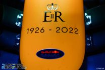F1 teams carry tributes to Queen Elizabeth II on cars at Monza