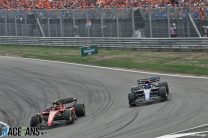 Carlos Sainz Jr, Ferrari and Alex Albon, Williams; Circuit Zandvoort, 2022