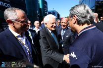 Sergio Mattarella, President of Italy and Luca de Meo, Renault CEO, Monza, 2022