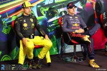 (L to R): Charles Leclerc, Ferrari; Max Verstappen, Red Bull; Monza, 2022