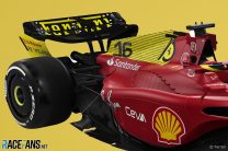 Ferrari add yellow highlights and classic “F lunga” logo to car for home race