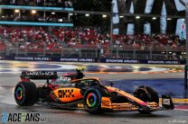 Lando Norris, McLaren, Singapore, 2022