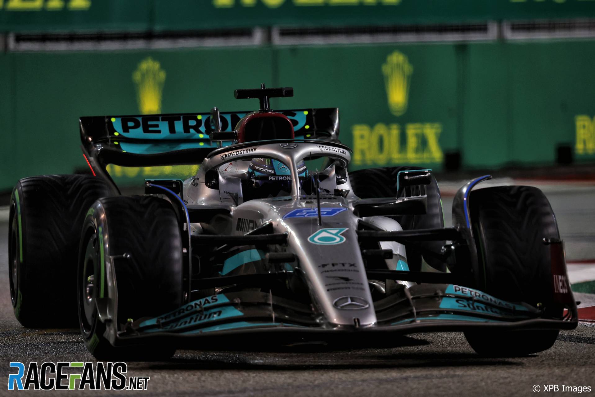 George Russell, Mercedes, Singapore, 2022