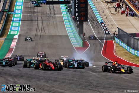 Race start, Circuit of the Americas, 2022