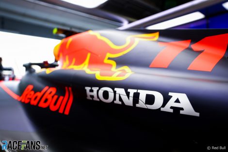 Honda branding, Red Bull, Suzuka, 2022