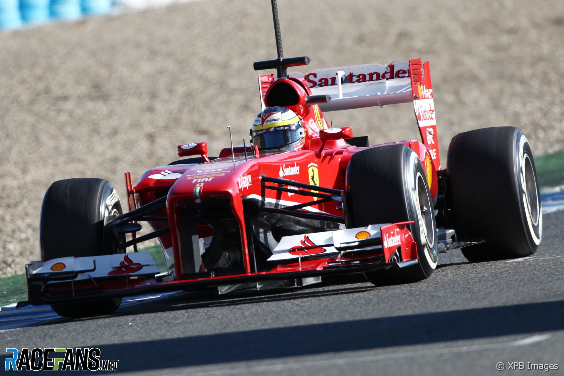 Pedro de la Rosa, Ferrari, Jerez, 2013