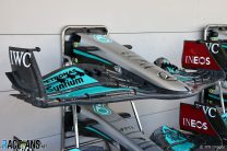 New Mercedes front wing, Circuit of the Americas, 2022
