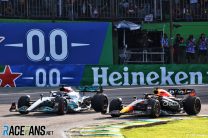Russell passes Verstappen to claim first F1 win in sprint race