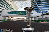 F1 World Championship trophy, Yas Marina, 2022