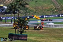 Ricciardo given three-place grid drop for Magnussen collision