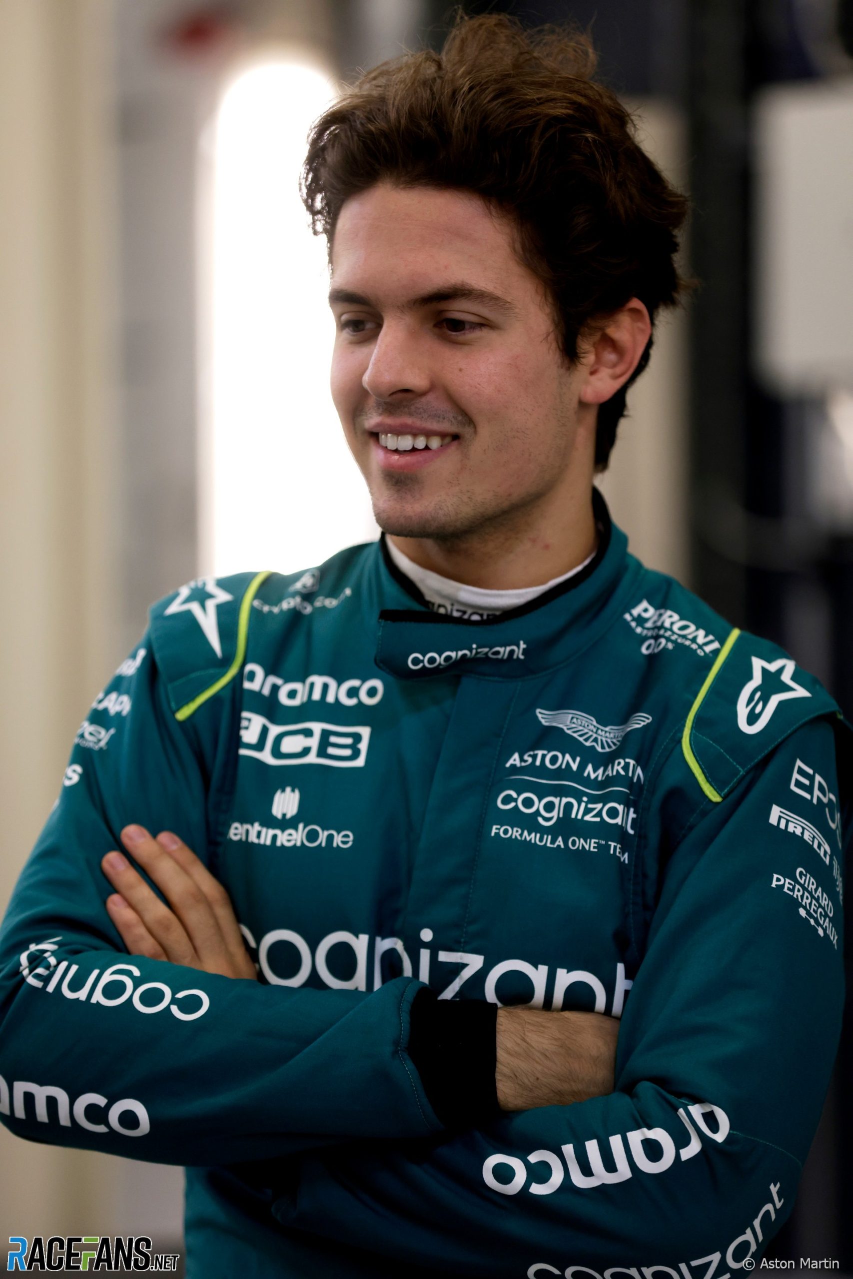 Felipe Drugovich, Aston Martin, Silverstone, 2022