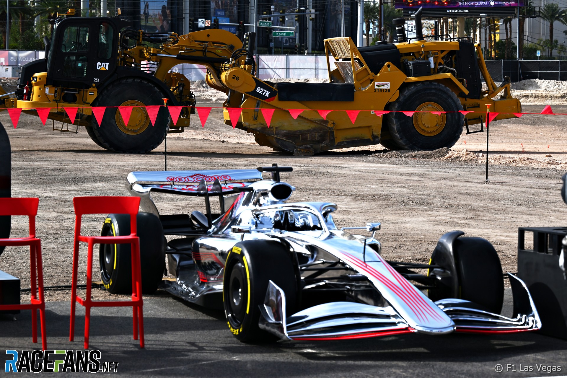 F1 show car, 2023 Las Vegas Grand Prix launch, 2022