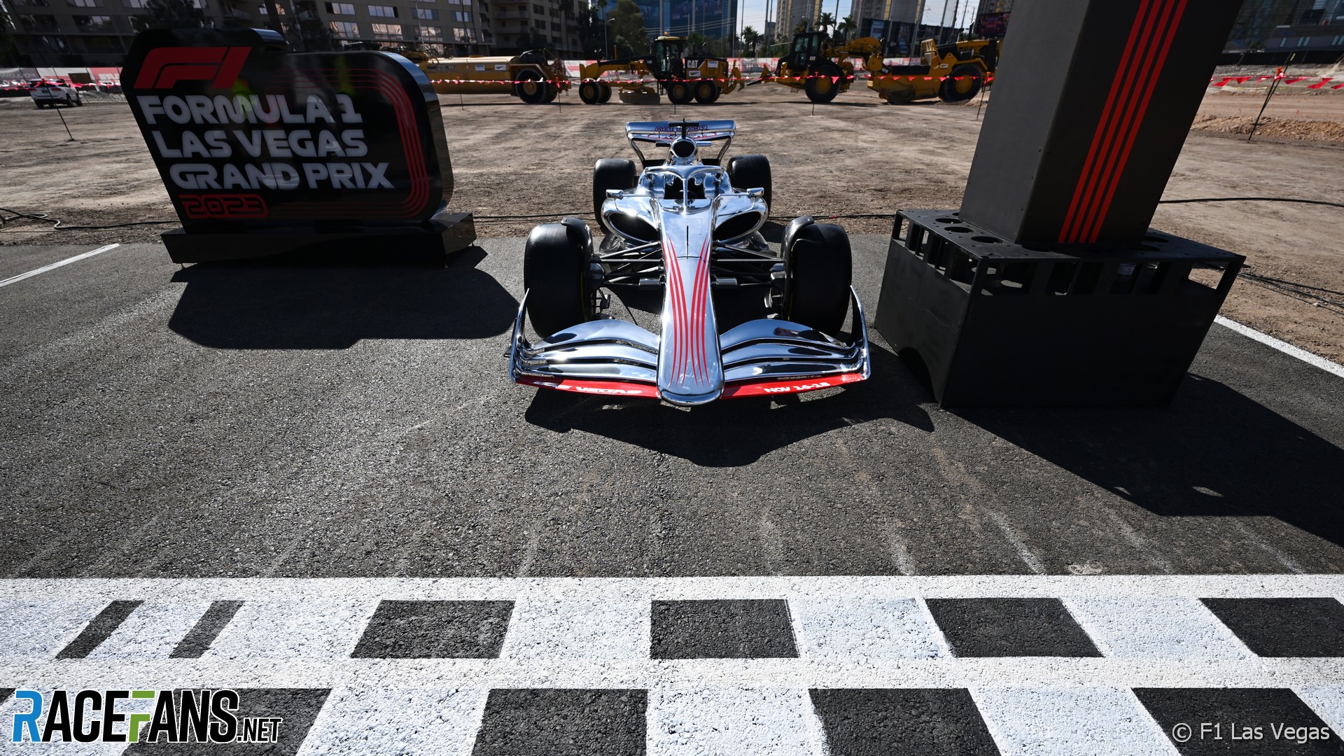 F1 show car, 2023 Las Vegas Grand Prix launch, 2022