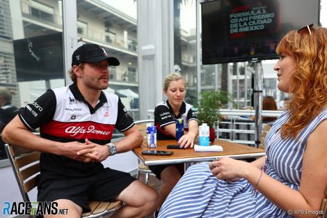 Valtteri Bottas exclusive interview for RaceFans, Autodromo Hermanos Rodriguez, 2022