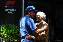 Fernando Alonso, Bernie Ecclestone, Interlagos, 2022