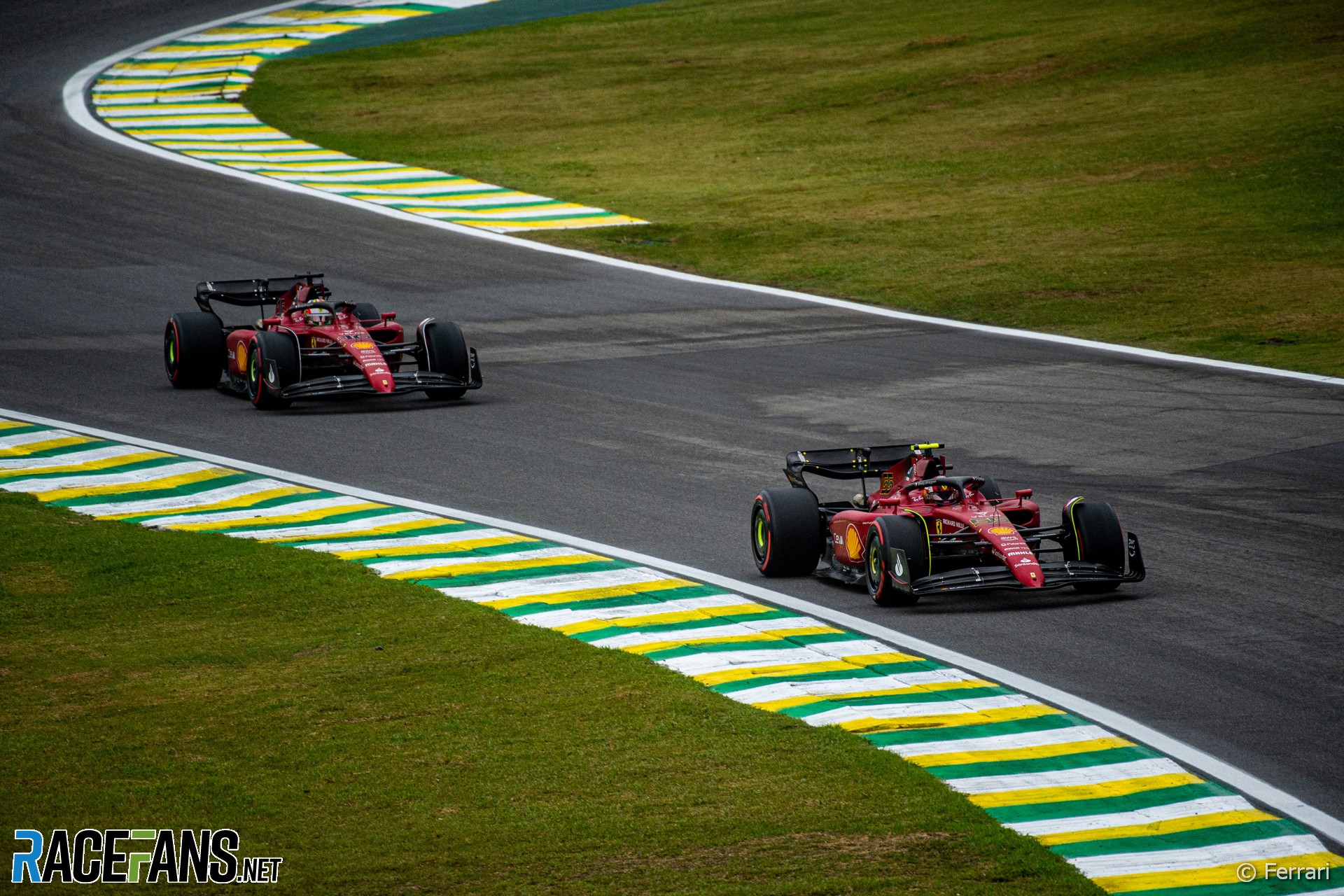 Carlos Sainz Jnr, Ferrari, Interlagos, 2022