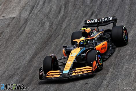 Lando Norris, McLaren, Interlagos, 2022