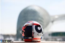 Pierre Gasly's 2022 Abu Dhabi Grand Prix helmet