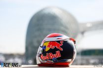 Pierre Gasly's 2022 Abu Dhabi Grand Prix helmet
