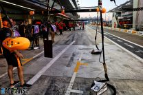 McLaren pit box, Yas Marina, 2022