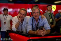 (L to R): Jacky Ickx, ex-F1 driver; Carlos Sainz Sr, World Rally Champion, Yas Marina, 2022