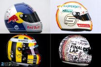 Sebastian Vettel’s Formula 1 career in helmets