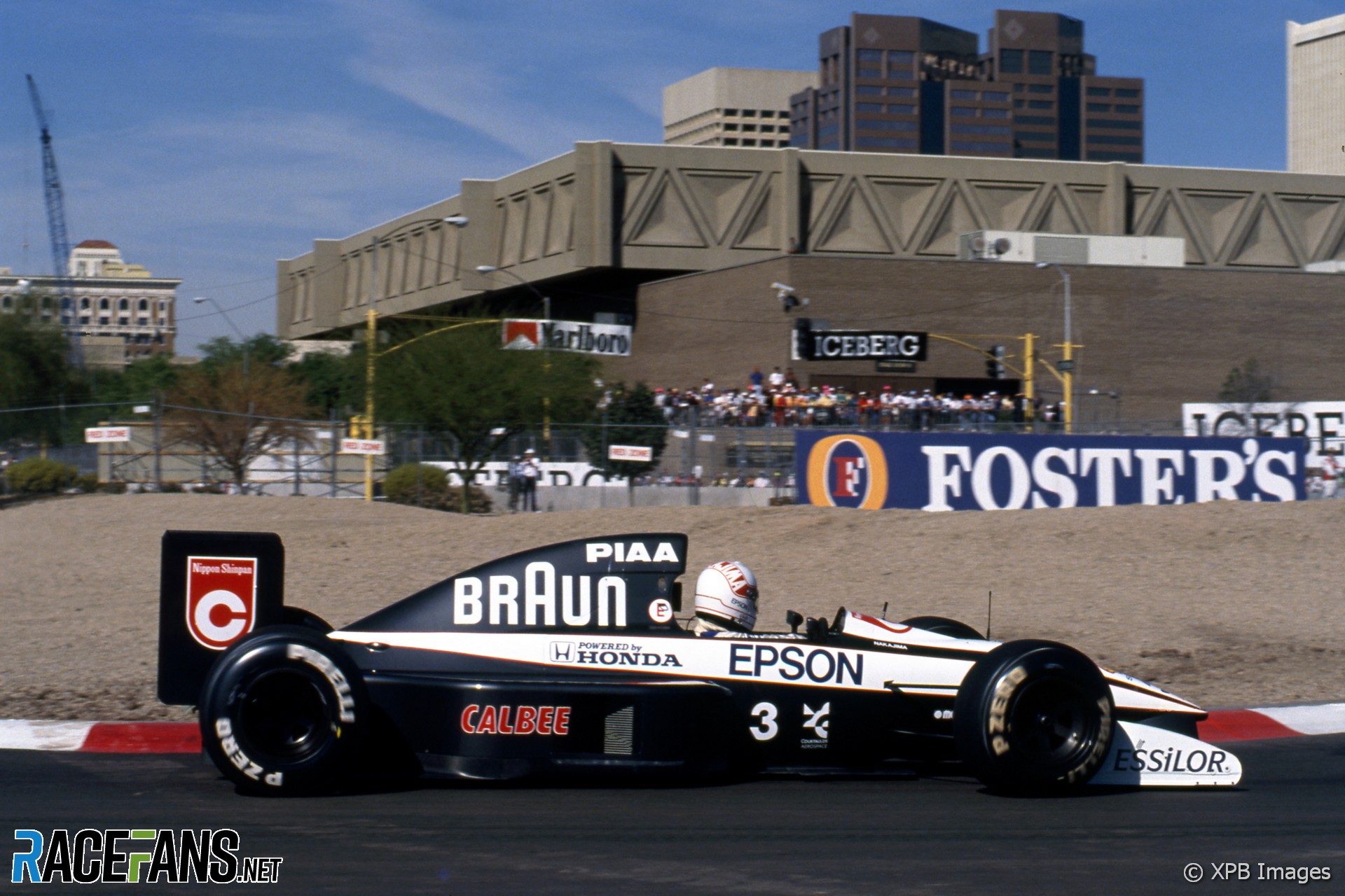 Satoru Nakajima, Tyrrell, Phoenix, 1991