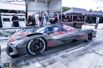Cadillac V-LMDh race car testing