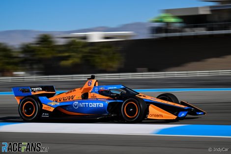 Felix Rosenqvist, McLaren, IndyCar testing, The Thermal Club, 2023