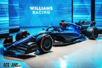 First pictures: Williams presents 2023 livery including new Gulf sponsorship