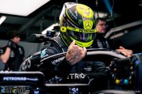 “The car should be quicker this year”: Hamilton has first run in Mercedes’ new W14