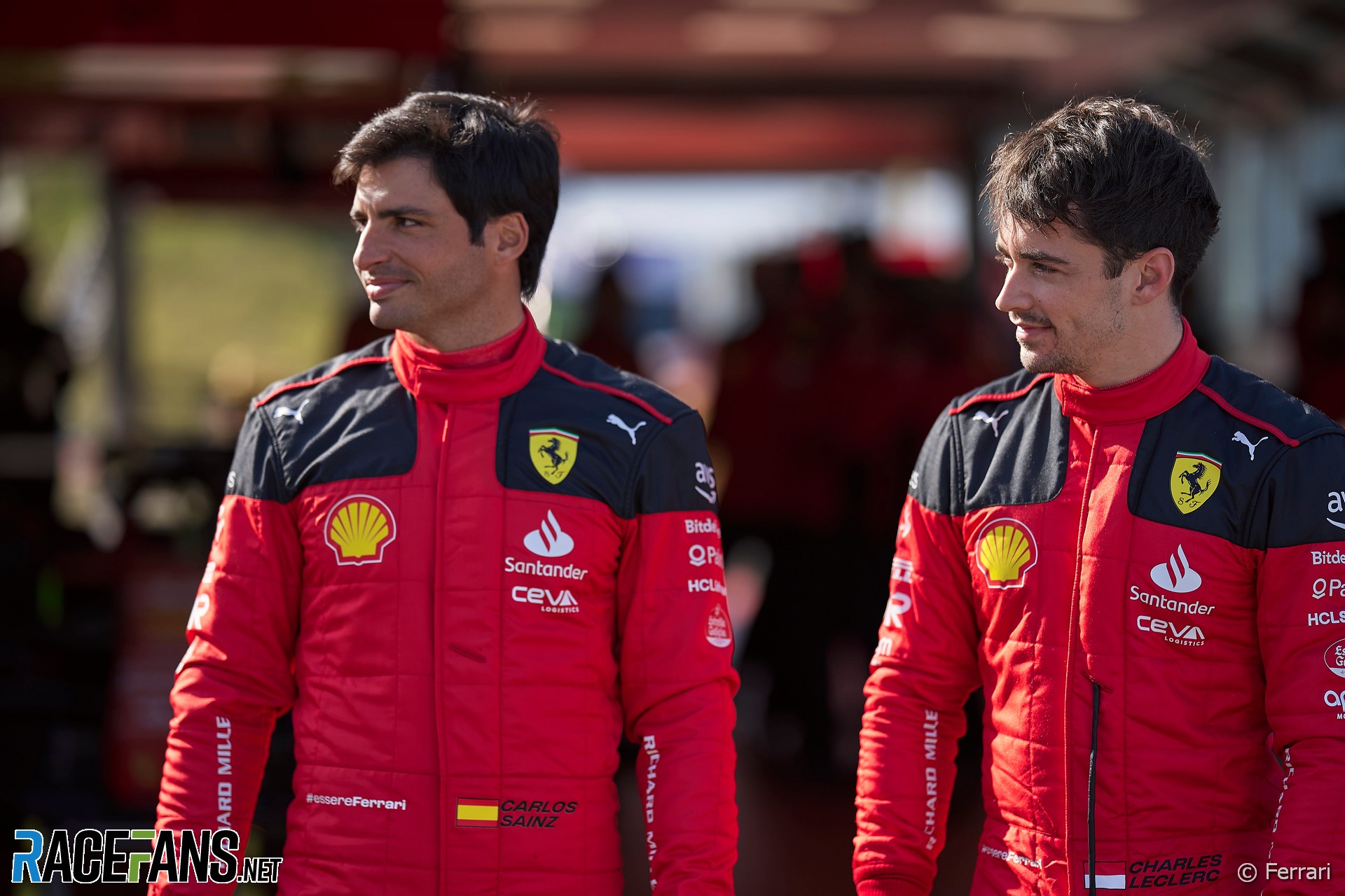 Carlos Sainz Jnr, Charles Leclerc, Ferrari, 2023