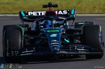First pictures: Russell reports “smooth day” after Mercedes W14’s track debut