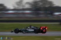 Hamilton prvýkrát jazdil v novom Mercedese W14 · RaceFans