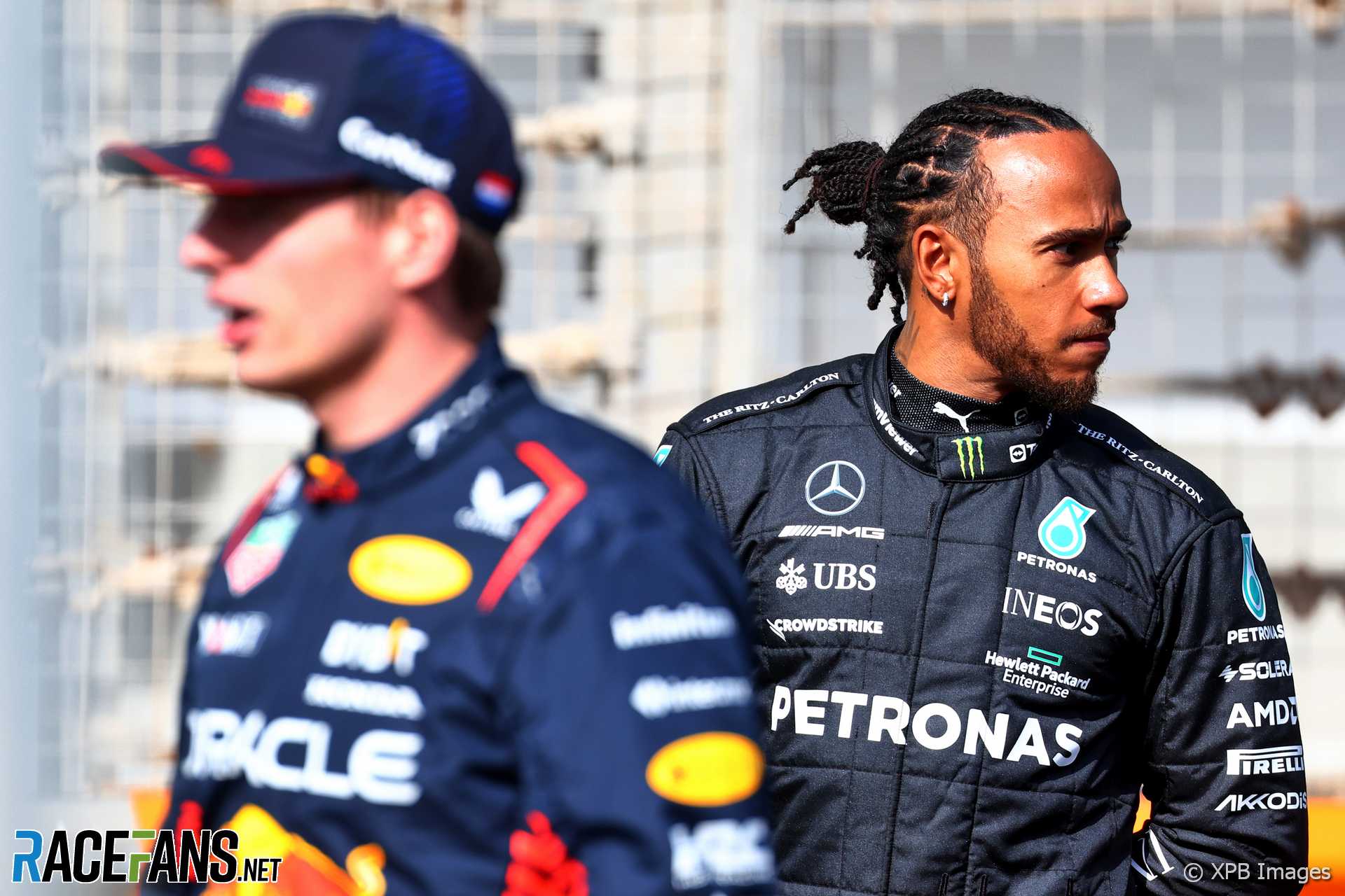 Lewis Hamilton, Max Verstappen, International Circuit, 2023 pre-season test