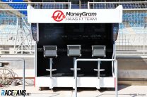 Haas pit gantry, 2023