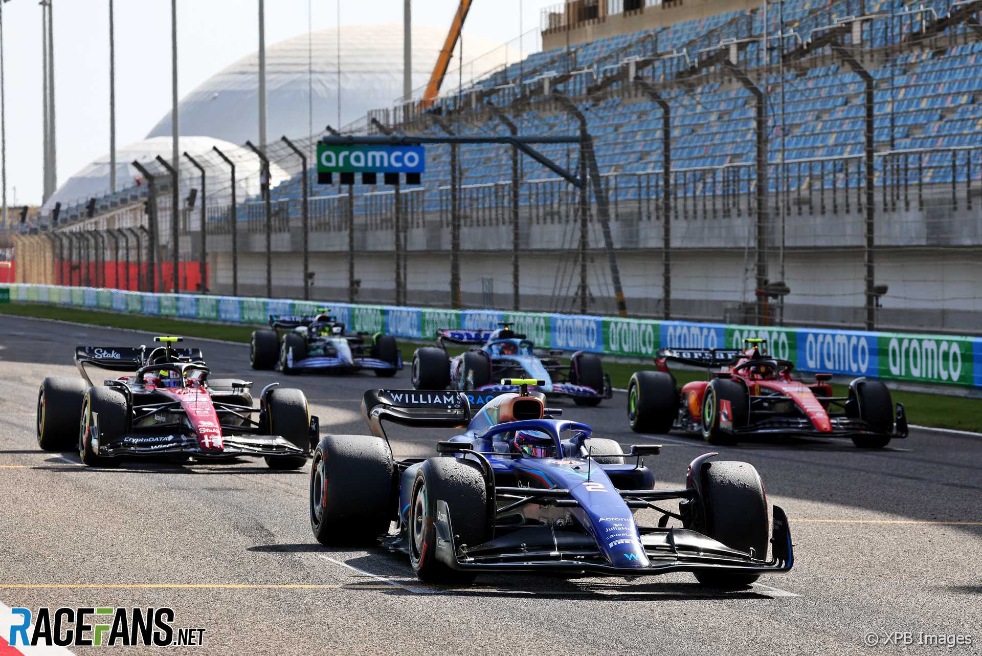 Practice start, Bahrain International Circuit, 2023 pre-season test