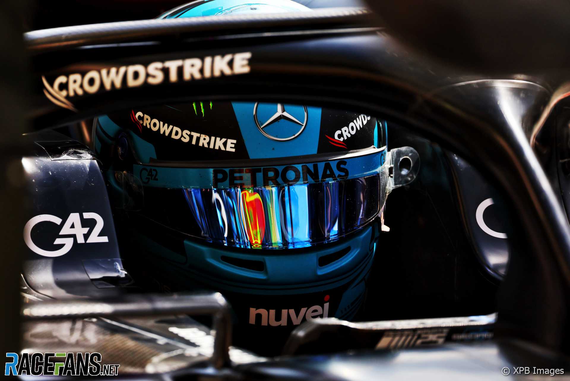 George Russell, Mercedes, Bahrain International Circuit, 2023 pre-season test