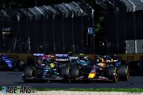 Verstappen says Hamilton’s lap one pass shows rules aren’t being followed