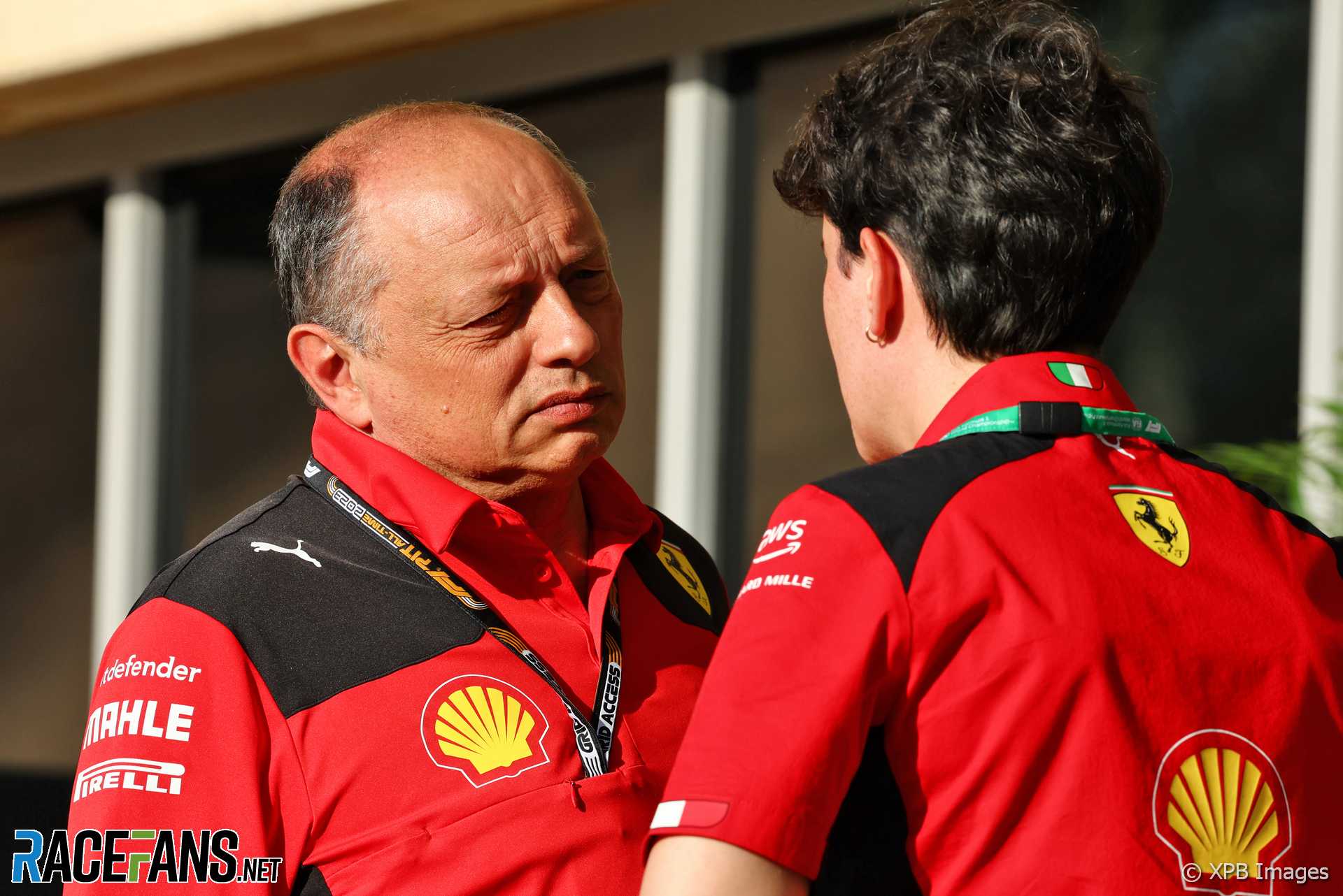 Frederic Vasseur, Ferrari, Bahrain International Circuit, 2023 · RaceFans