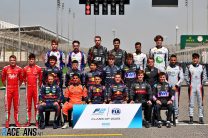 Formula 2 drivers pre-season photograph, Bahrain International Circuit, 2023