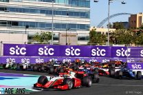 Start, Oliver Bearman, Prema, Formula 2, Jeddah Corniche Circuit, 2023
