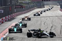 F1 drivers blame shortened DRS zone for lack of overtaking in Baku