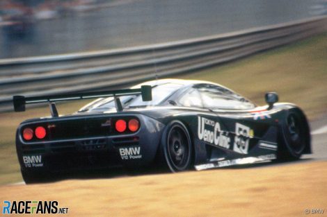 Yannick Dalmas/Masanori Sekiya/JJ Lehto, McLaren F1, Le Mans, 1995