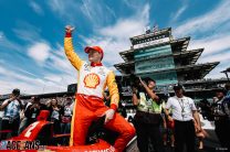 Newgarden finally claims Indy 500 victory after three red flags and last-lap restart