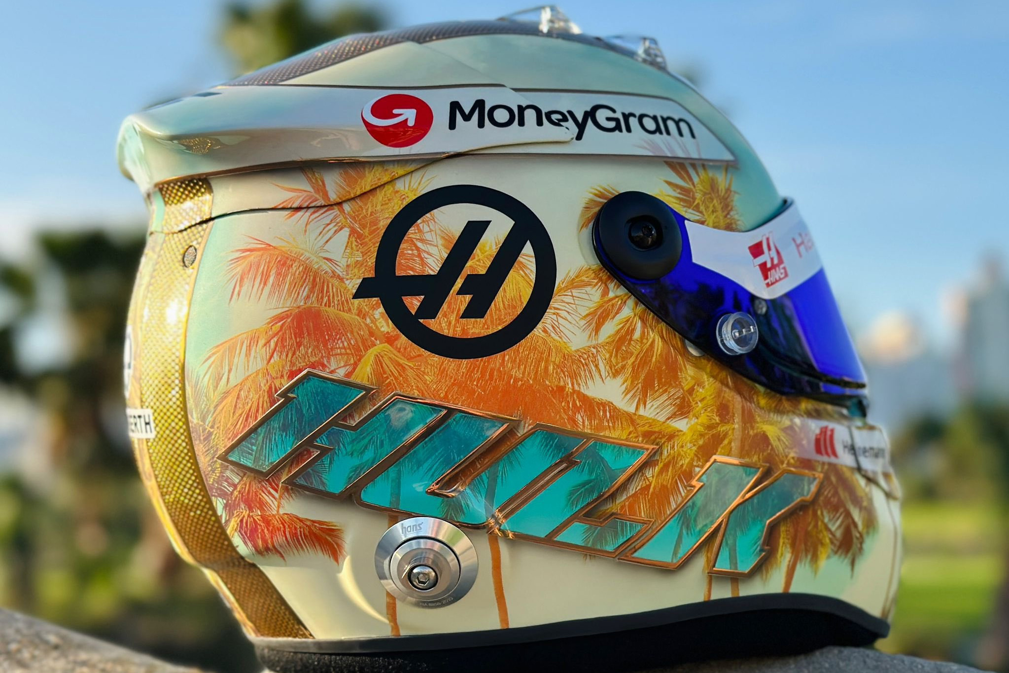 Nico Hulkenberg's 2023 Miami Grand Prix helmet