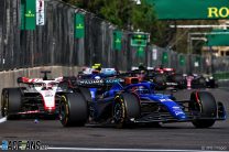 Albon: My front wing looked like a dog had “chewed it off” after Baku clash